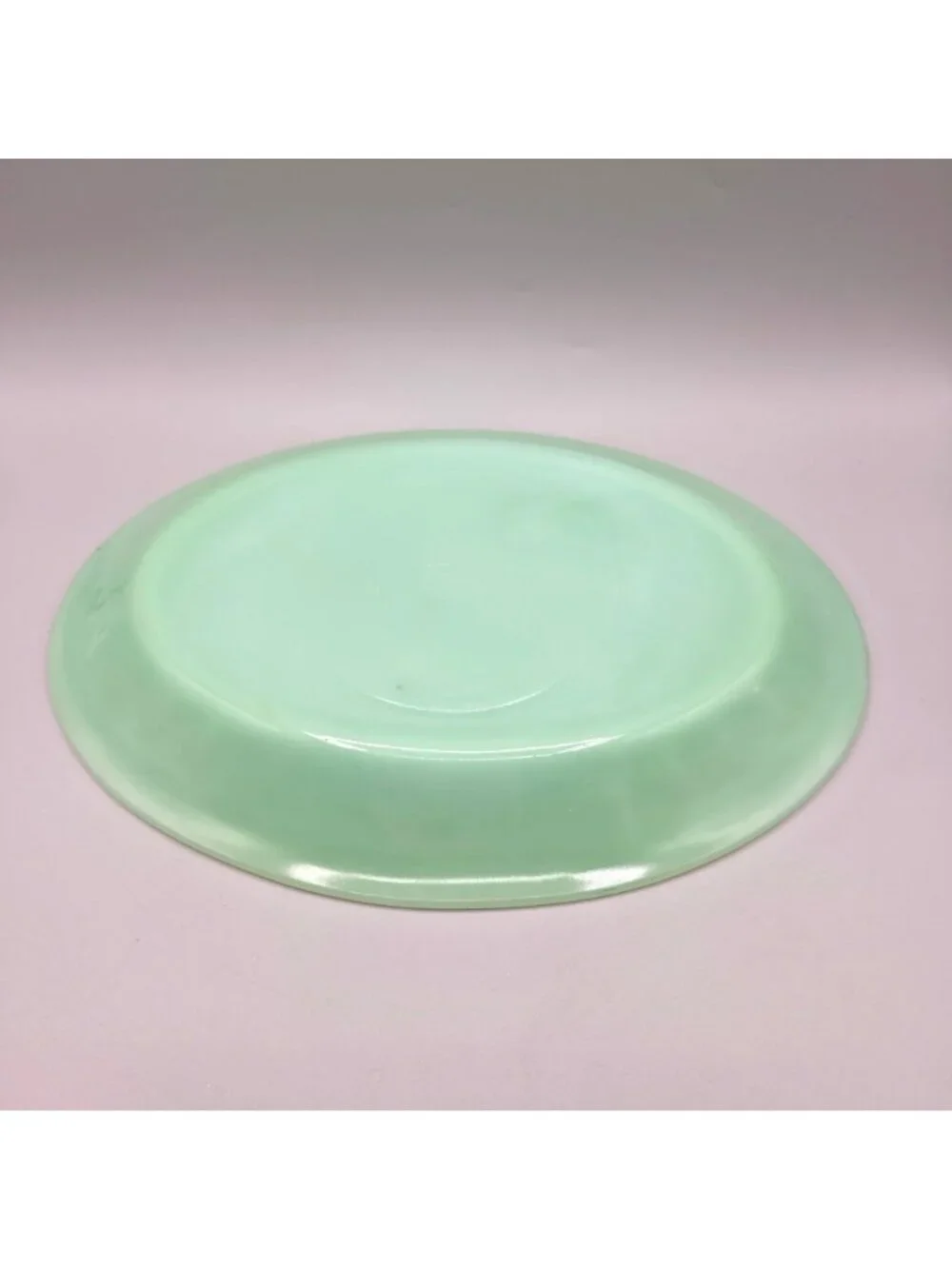 Fire-King Jane Ray Jadeite Green Glass Oval Serving Platter 12